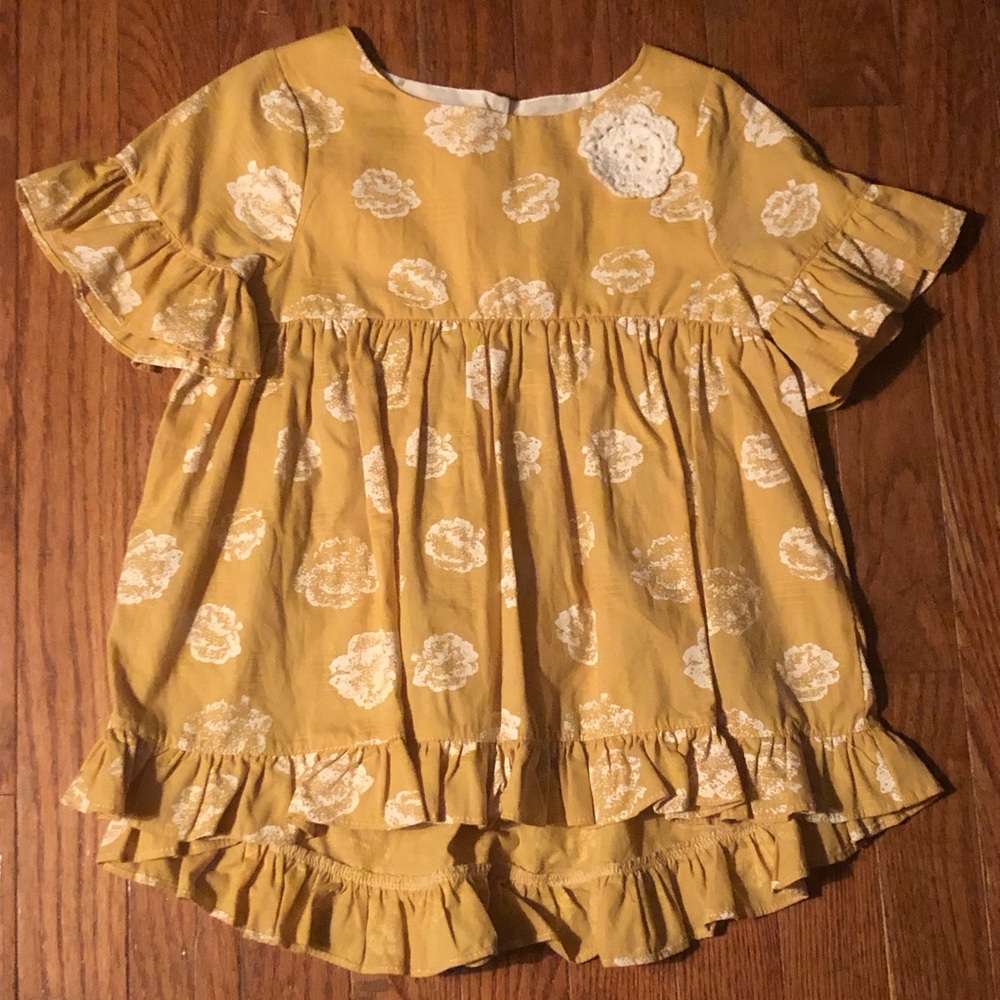 Pippa & Julie Yellow Floral Top